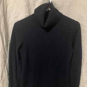 Cashmere Black Turtle Neck - Size S